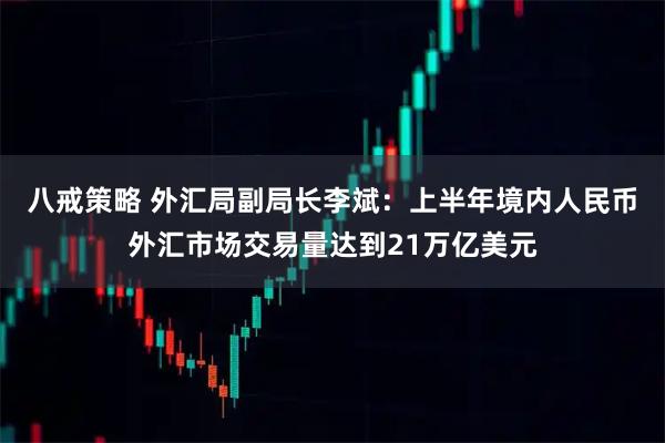 八戒策略 外汇局副局长李斌：上半年境内人民币外汇市场交易量达到21万亿美元