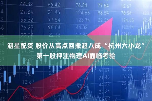 涵星配资 股价从高点回撤超八成 “杭州六小龙”第一股押注物理AI面临考验